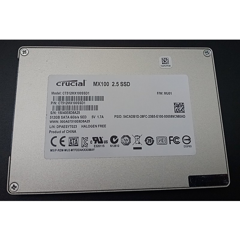 Ổ cứng SSD 1TB, 525GB, 512GB, 500GB Crucial ổ cứng siêu bền và ổn định, hàng tháo máy chính hãng, bảo hành 3 năm