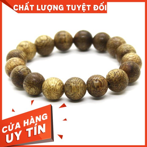 VÒNG TAY CHUỖI HẠT TRẦM HƯƠNG ,14 MM (Vòng Tay Thiên Nhiên Mùi Thơm Vĩnh Viễn )