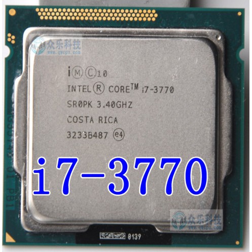 Bộ vi xử lý Intel Core i7 3770 3.40GHz(up to 3.9GHz, 4 lõi,8 luồng)