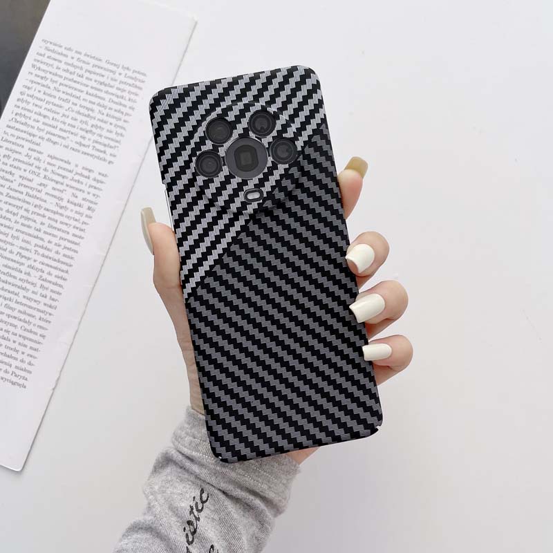 Ốp Lưng Sợi Cacbon Xước Bảo Vệ Cho Điện Thoại OPPO Find X6 / Pro