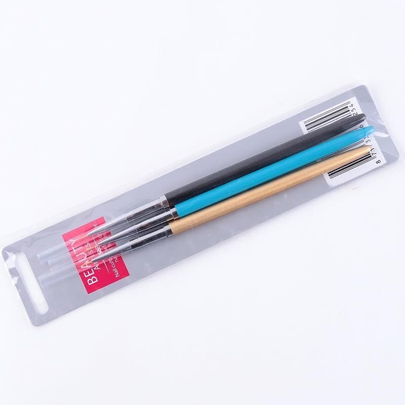 Set 3 cọ râu vẽ
