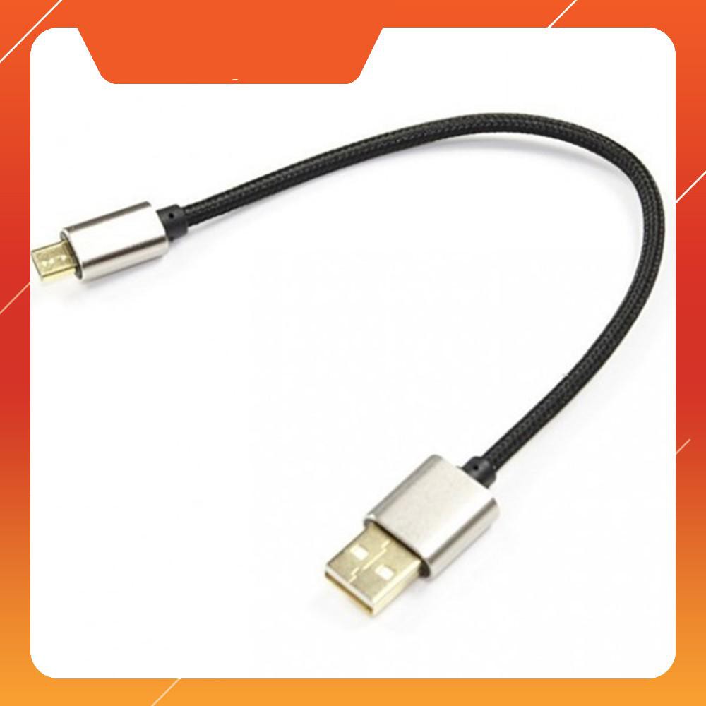 Hot- Cáp sạc cho pin dự phòng Dây Dù 20cm Dùng Cho Iphone/ Android Samsung Sale