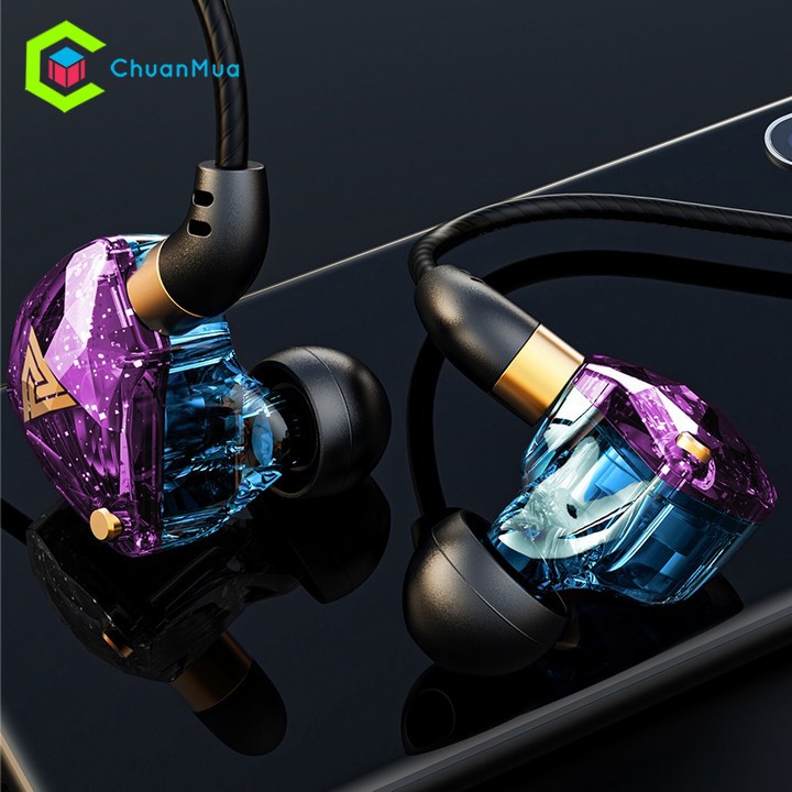 Tai Nghe Siêu Bass QKZ SK8 cho điện thoại âm thanh Hifi hay sống động, Tai Nghe Nghe Nhạc (Nhiều Màu chọn lựa)