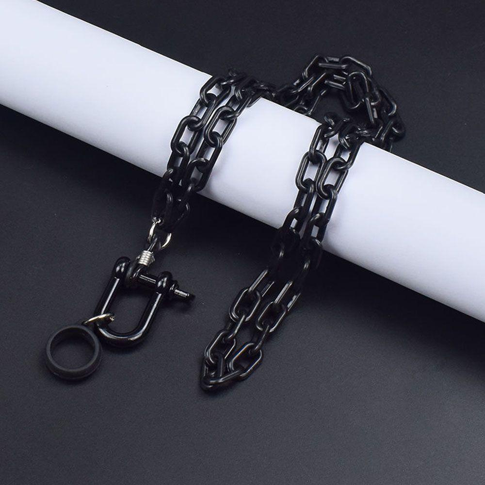 Dây Xích Đeo Cổ Bằng Silicone Acrylic Linh Hoạt Chống Mất