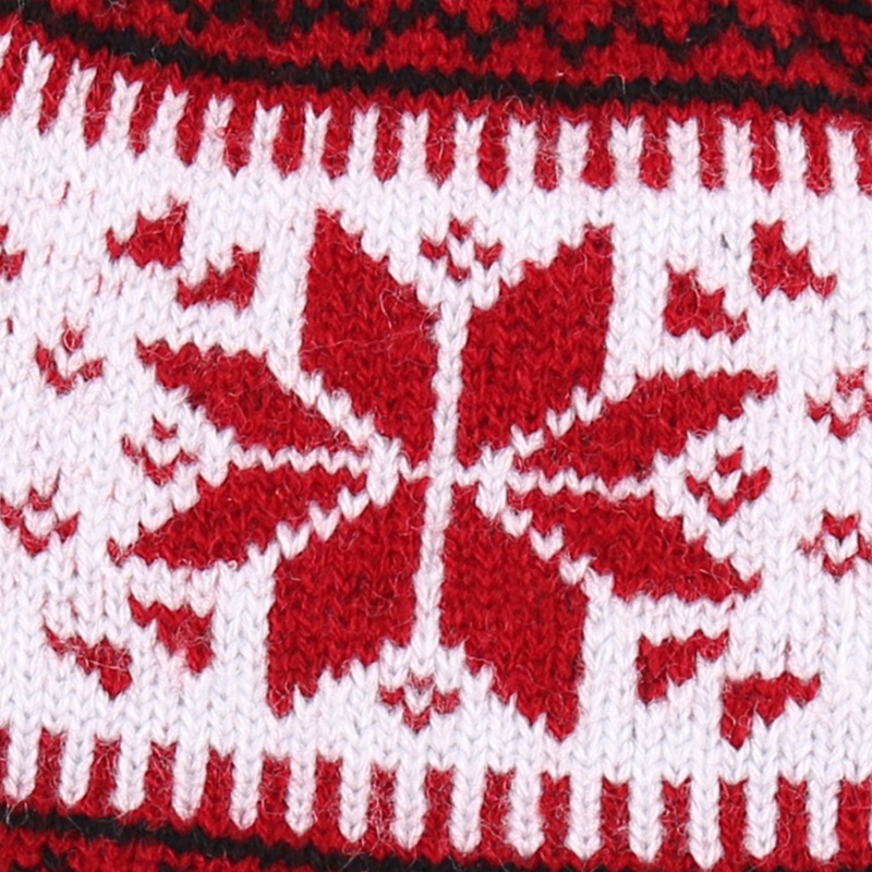 Găng Tay Dệt Kim Họa Tiết Bông Tuyết Có Thể Chạm Màn Hình Cảm Ứng