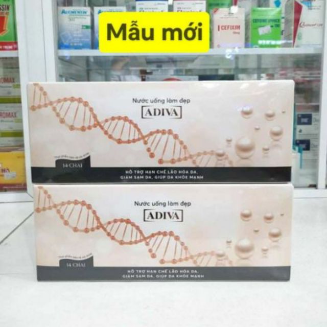 Combo 2h COLLAGEN ADIVA Hộp/14 chai