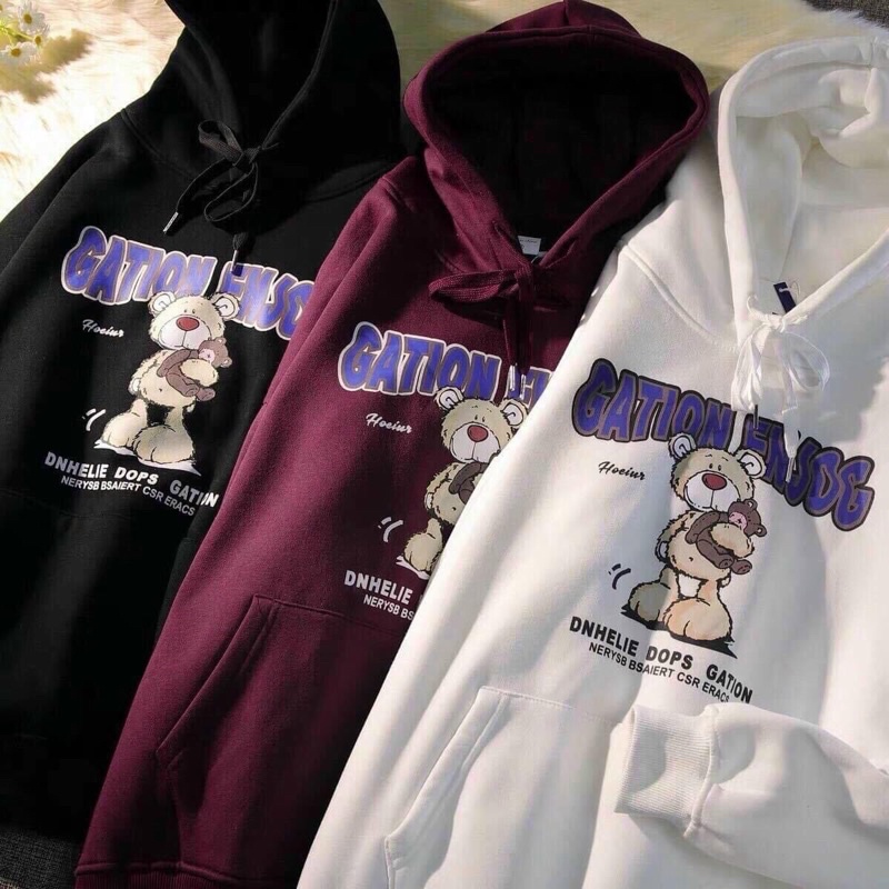 áo gấu hoddie