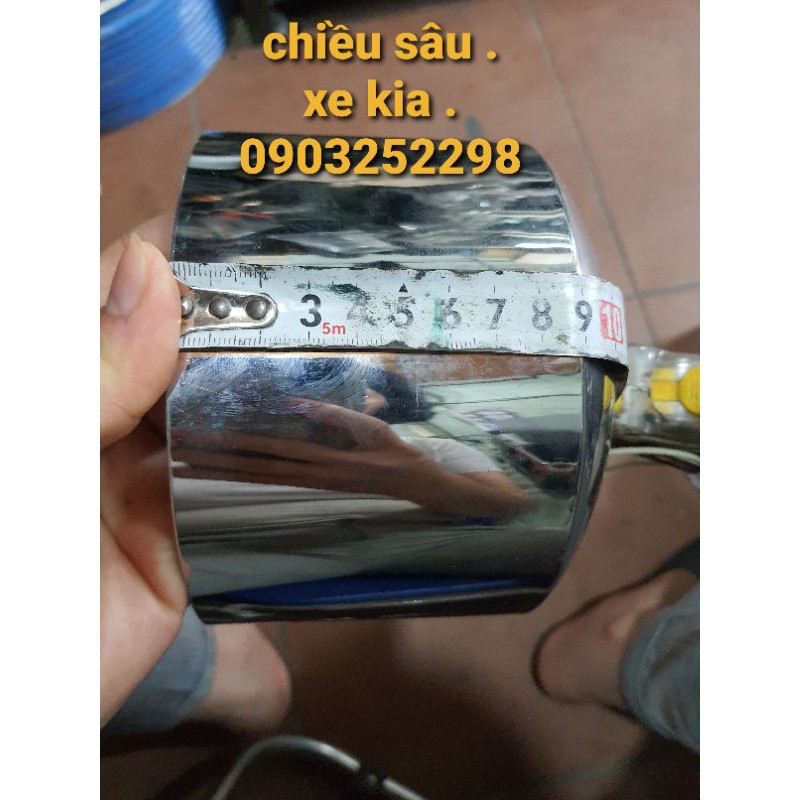 [Mã LIFEAU5SALE giảm 20k đơn 50k] bộ chụp láp inox kia k3000,k165,k140,kia 1t4, bongo3, k200,k250 ( 4 bánh inox 304)