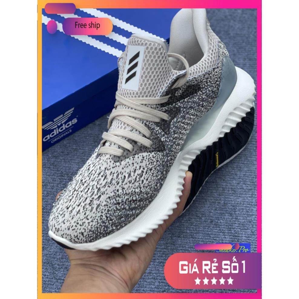 Giày thể thao sneaker nam nữ ALPHABOUNCE beyond 2018 muối tiêu | BigBuy360 - bigbuy360.vn