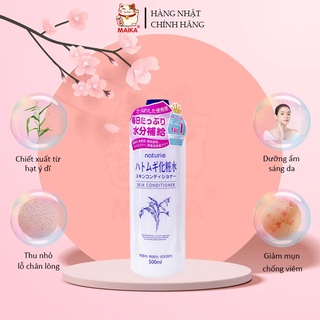 Nước Hoa Hồng Hạt Ý Dĩ Naturie Hatomugi Skin Conditioner Lotion Nhật Bản 500ml