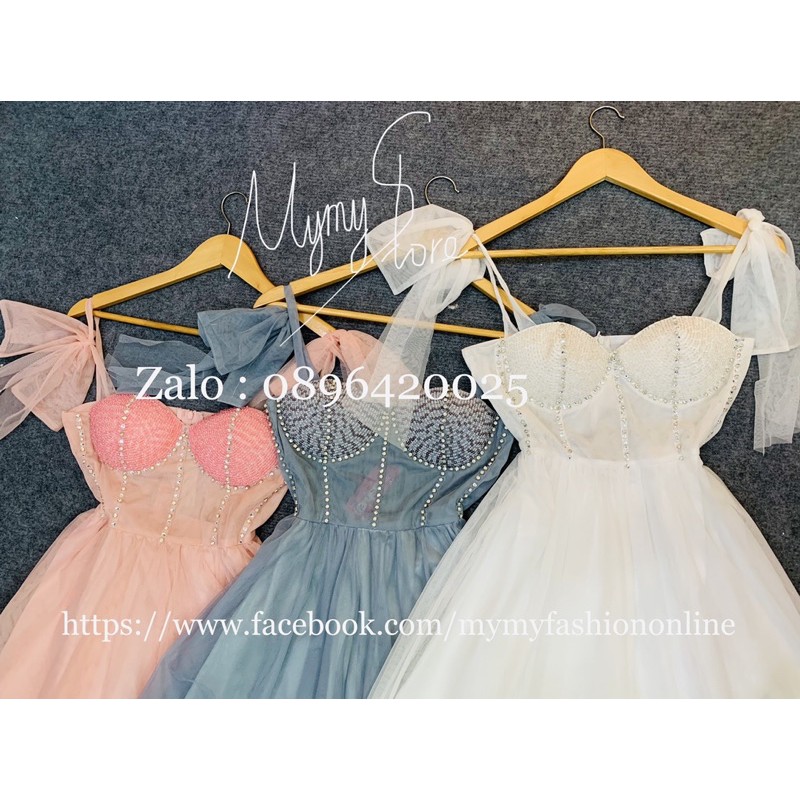 ĐẦM MAXI CÚP KẾT ĐÁ 2 DÂY CỘT NƠ - MS278V | BigBuy360 - bigbuy360.vn