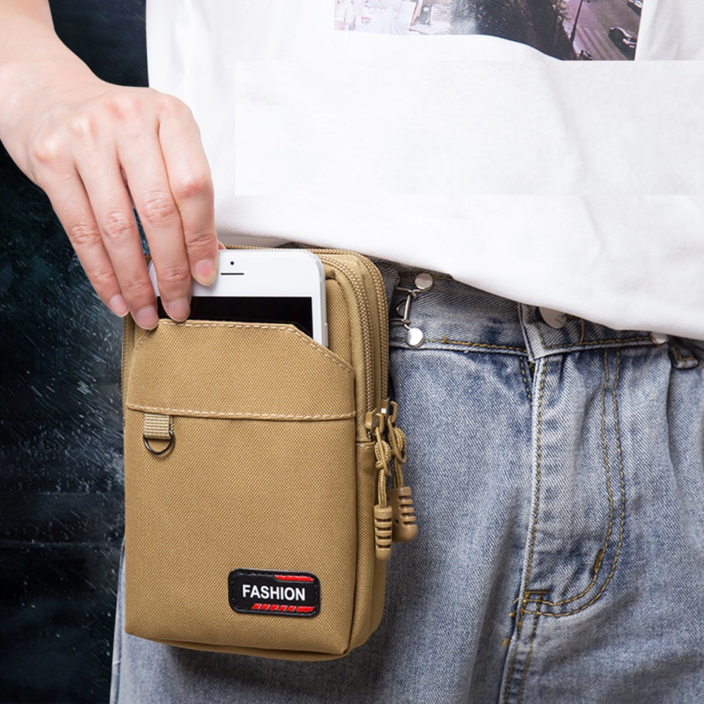 Túi Đựng Điện Thoại Đeo Hông / Thắt Lưng Thiết Kế Ba Ngăn Tiện Dụng Mang Theo Du Lịch / Cắm Trại