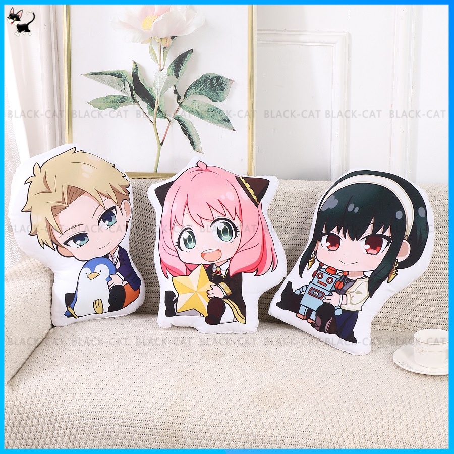 Gối Nhồi Bông Hình Nhân Vật Anime SPY×FAMILY Forger Anya Forger Yor Forger
