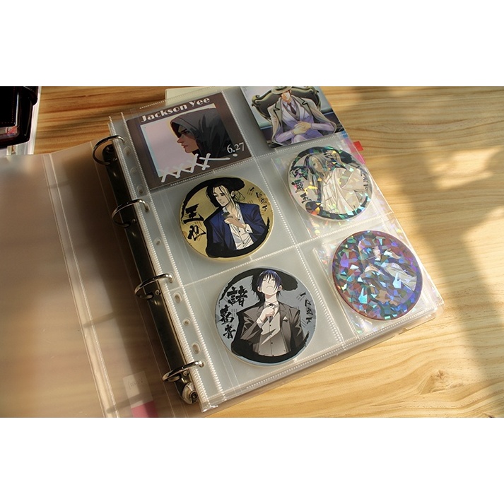 A4 Loop File + 30 Chèn Coaster Thẻ Lưu Trữ Dấu Trang Miếng Dán Shikawa Có Nhiều Kích Cỡ Để Lựa Chọn.