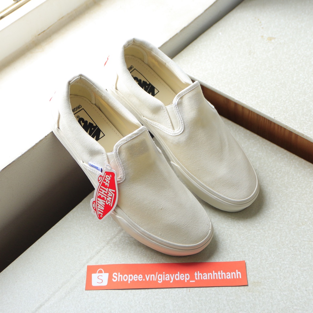 Giày vans trắng thể thao unisex nam nữ 36-43