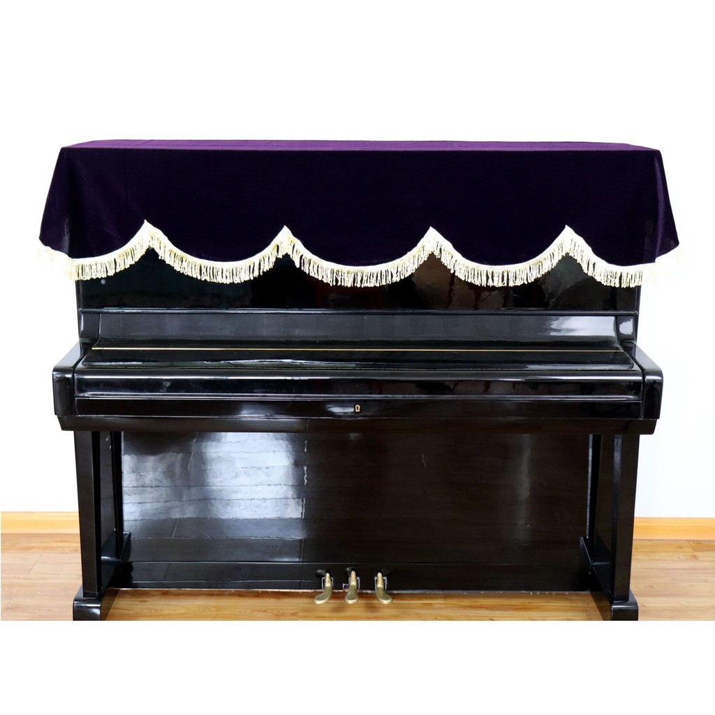 khăn phủ đàn piano cơ, đàn piano điện tử 88 phím chất nhung mịn chống bụi chống xước đàn