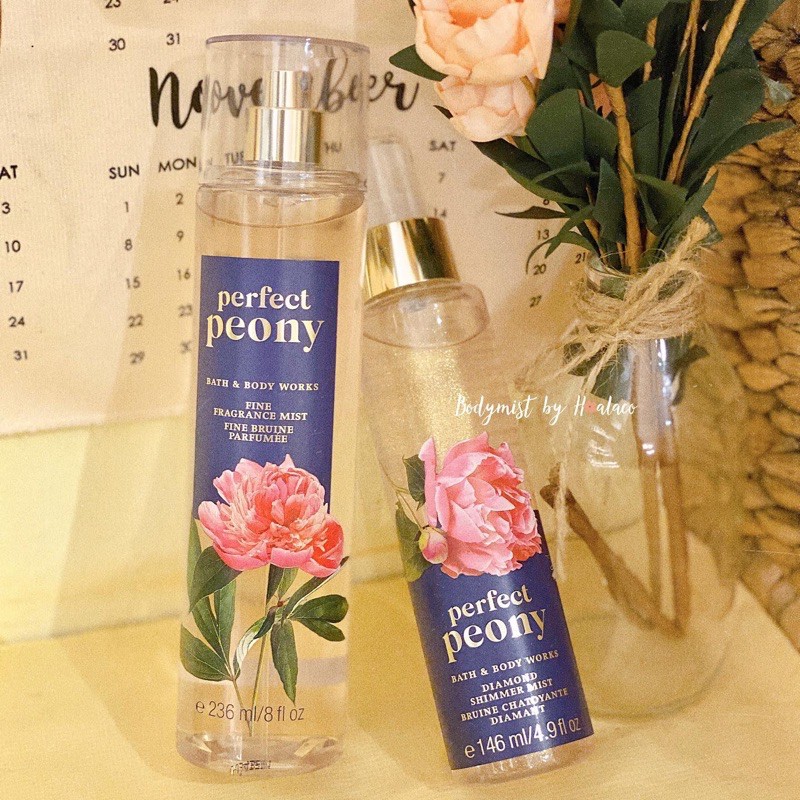 BODY MIST Xịt thơm toàn thân PERFECT PEONY bath body works