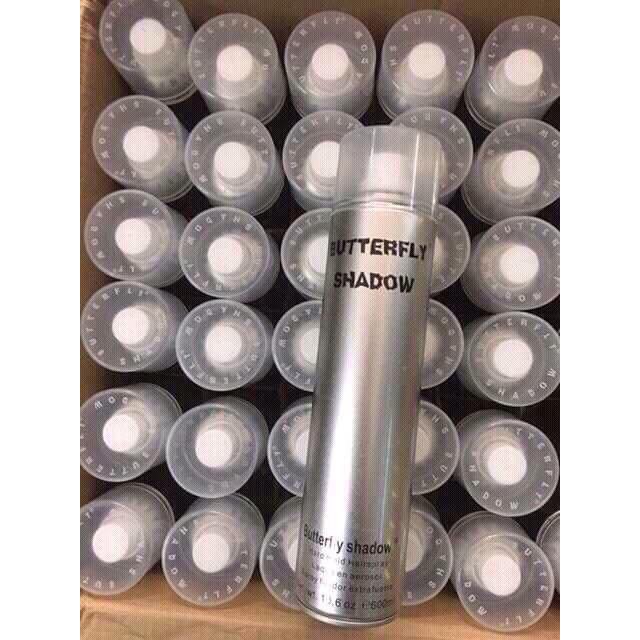 (Hàng loại 1) Gôm Bạc Buterfly Shadow tạo kiểu tóc 600ml