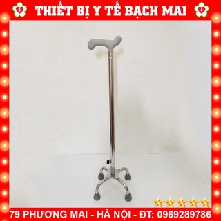 Gậy tập Đi Cho Người Già 3, 4 Chân Inox Việt Nam