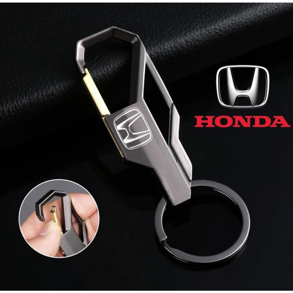 Ryoo Móc Khóa HONDA ô tô Móc Chìa Khóa Kim Loại Hợp Kim Sáng Tạo Cho Nam Dành Cho móc khóa ô tô xe máy