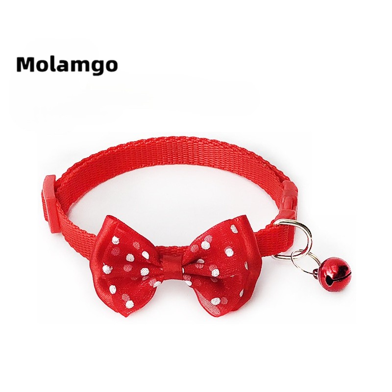 Vòng Cổ Đính Nơ Nhiều Màu Sắc Xinh Xắn Cho Thú Cưng