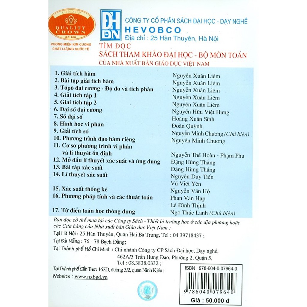 Sách - Bài Tập Toán Cao Cấp - Tập 3 - Phép Tính Giải Tích Nhiều Biến Số