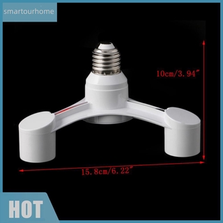 Đui Đèn Chia Cổng 3 Trong 1 E27 Sang 3e27