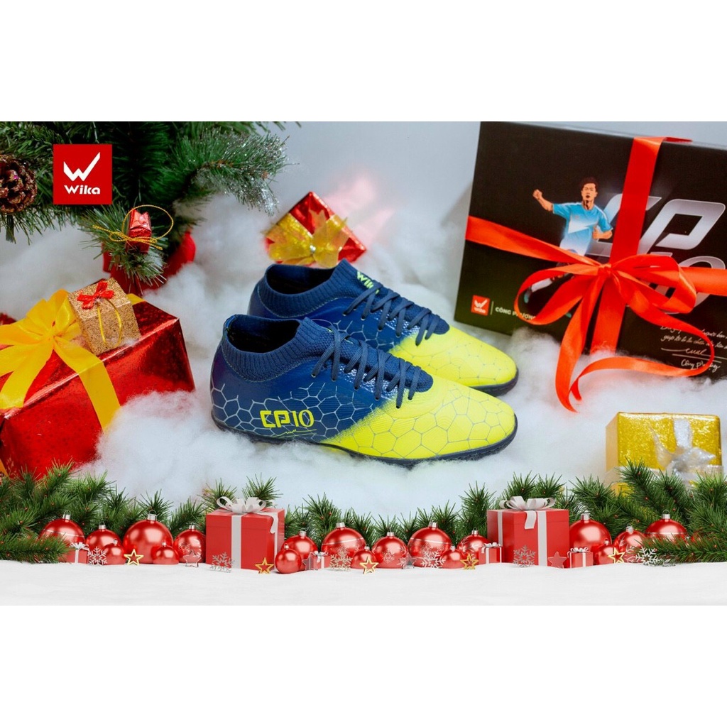 [TẶNG TẤT] Giày Đá Bóng Wika CP10 Collection Công Phượng Sân Cỏ Nhân Tạo - Hàng VIỆT NAM Chất Lượng Thật