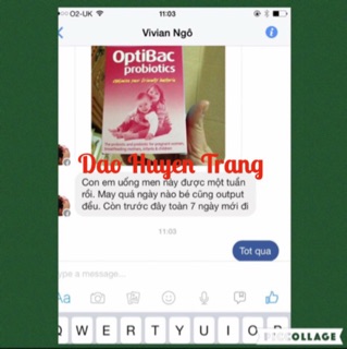 Men vi sinh optibac hồng UK