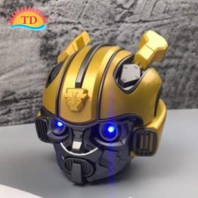 Loa Bluetooth Bumblebee Transformer Nghe Nhạc Chất Bass Siêu Trầm – Âm Thanh Sống Động – Mắt Có Đèn Led Xanh Cực Độc