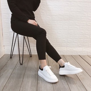 Giày Mc queen gót đen Nam Nữ