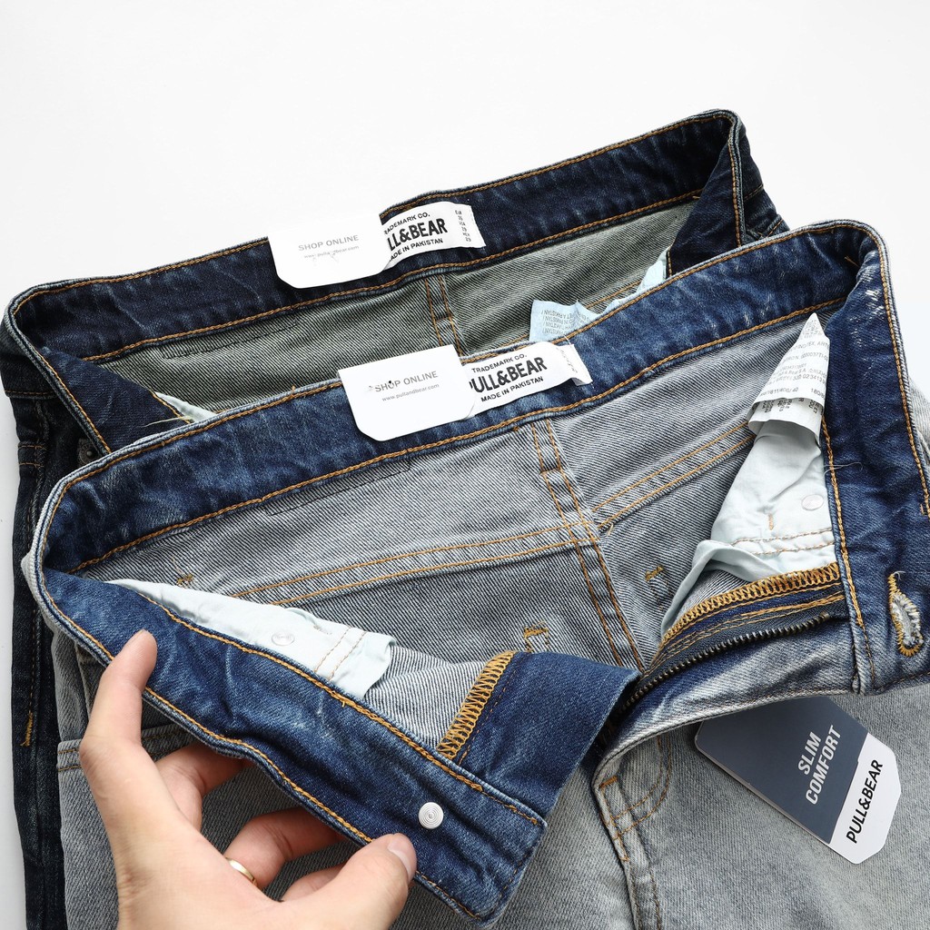 Quần Jean dài nam PB form Slim fit,ống côn,chất vải co dãn,full tem mác chuẩn hãng - SX01