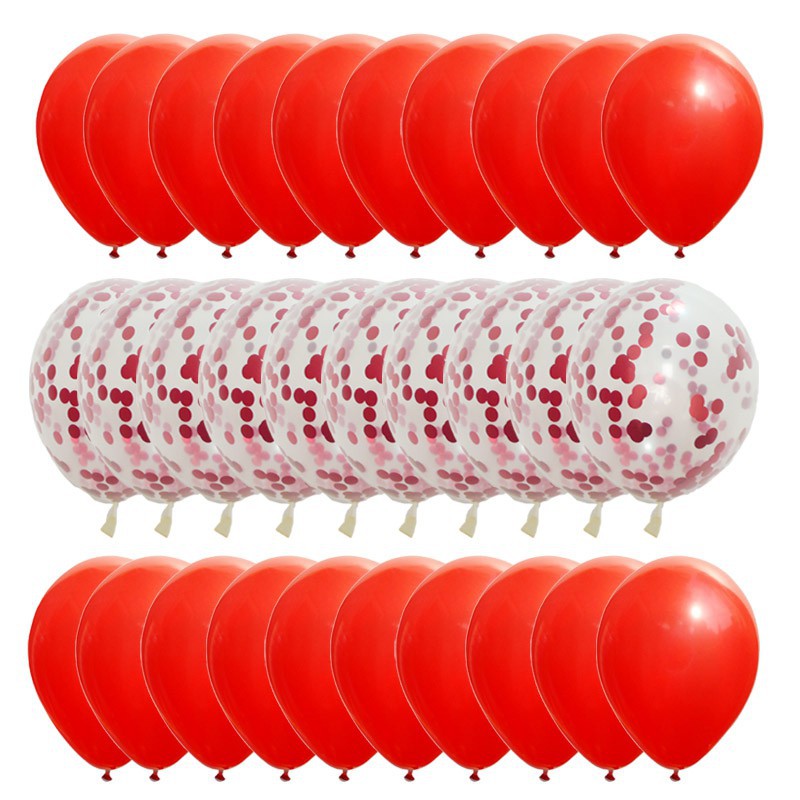 Set 30 Bong Bóng 12 Inch Trang Trí Tiệc Đa Năng Nhiều Màu Tùy Chọn