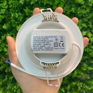 Đèn LED âm trần downlight tròn Philips DN027B G2 7W