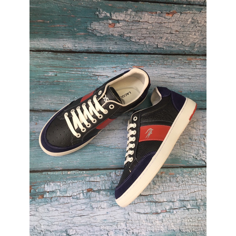 Giày thể thao nam LACOT da bò cao cấp hàng vnxk trẻ đẹp