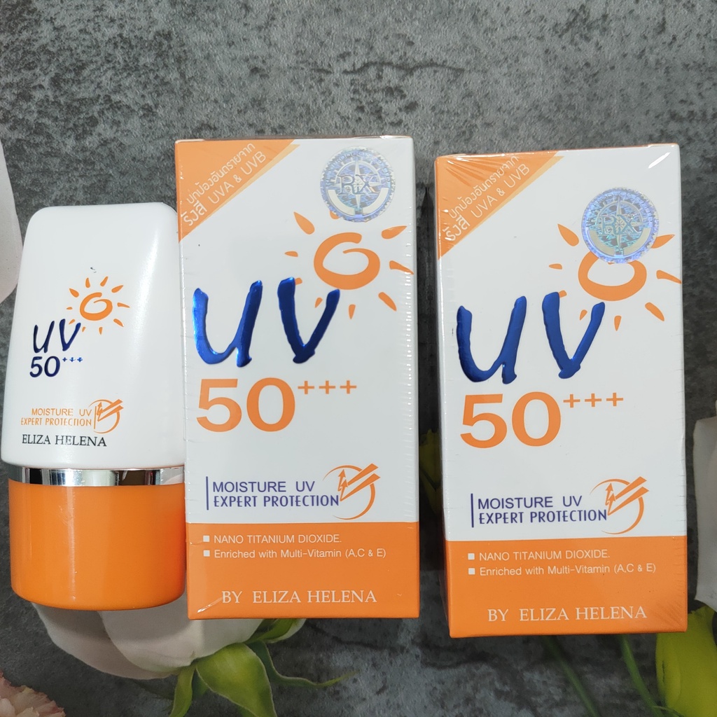 Kem Chống Nắng Thái Lan ELIZA HELENA UV 50+++ Dưỡng Ẩm Nâng Tone Tự Nhiên