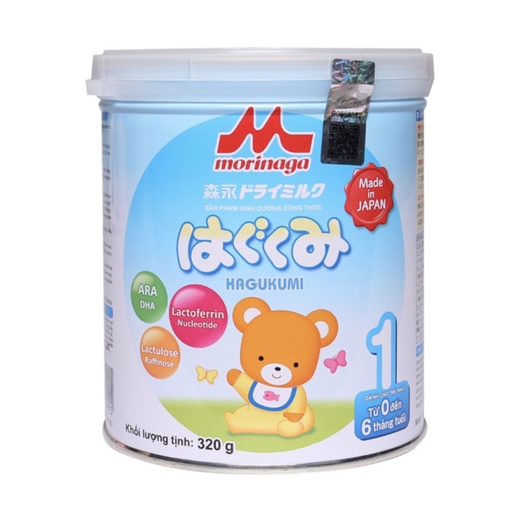 Sữa Morinaga Số 1 -320gr tách đai