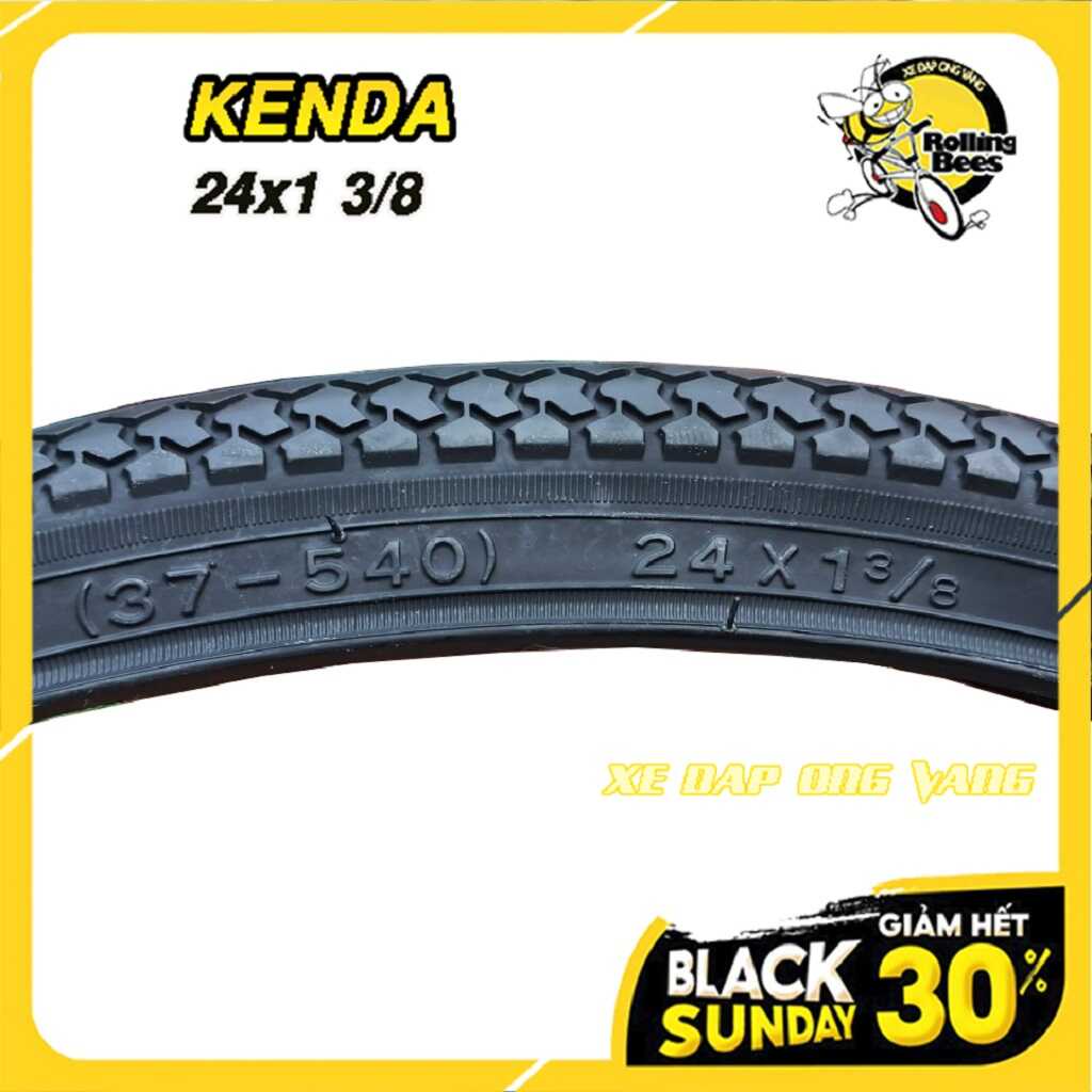 Săm lốp, Vỏ Ruột 24x1 3/8 Chính Hãng KENDA