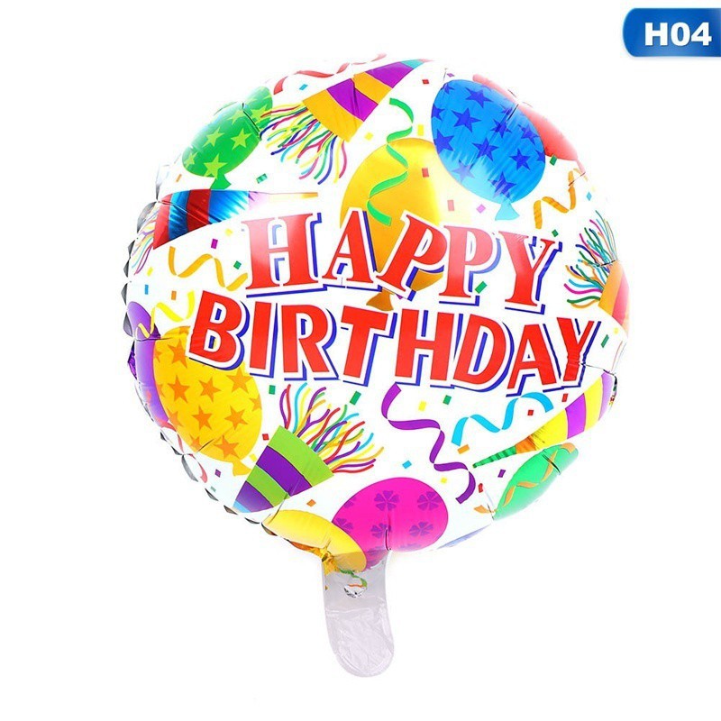 Bong bóng nhôm hình chữ Happy Birthday