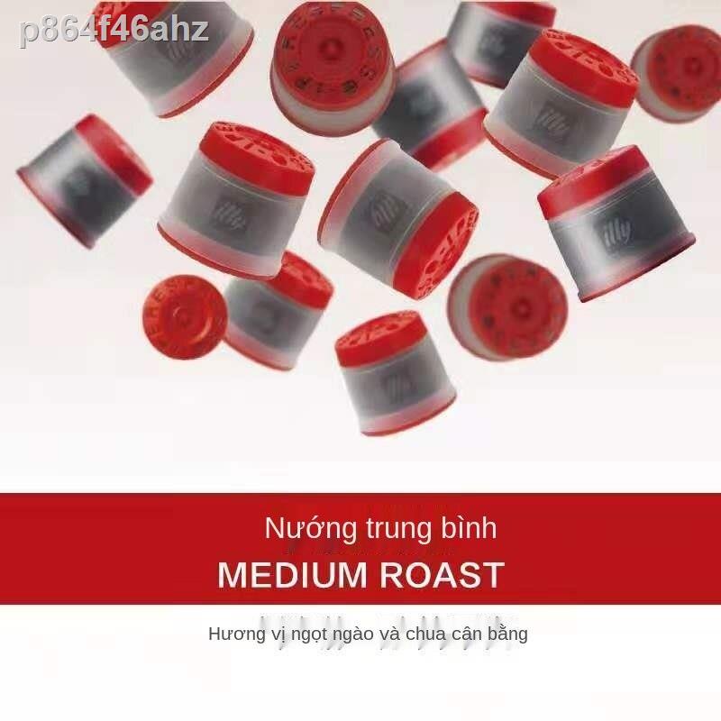 ☄✙❣Nhập khẩu từ Ý Illy Capsule Coffee 21 Capsules Loại bộ lọc rang vừa / sâu