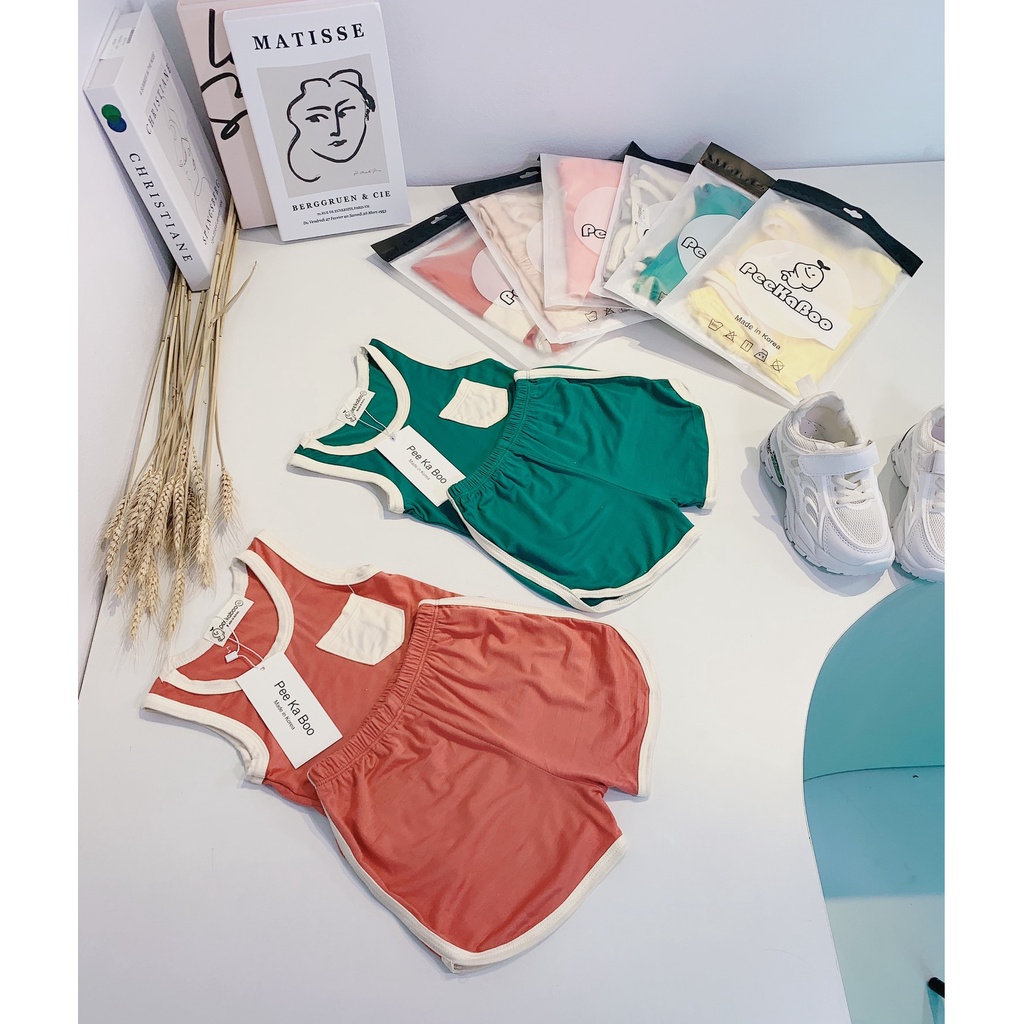 Bộ thun lạnh 22 cực mát cho bé trai bé gái - BTL22