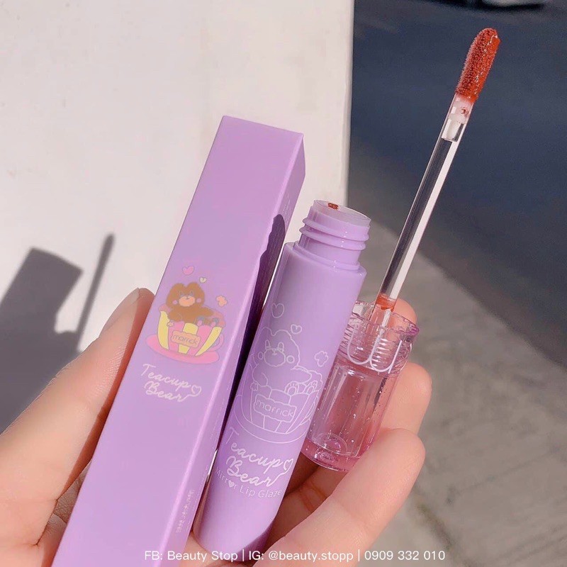 Son kem MAFFICK Teacup Bear Gấu Tím | BigBuy360 - bigbuy360.vn