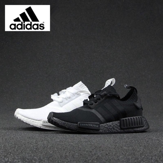 Giày chạy bộ adias nmd r1 primeknit màu trắng đen