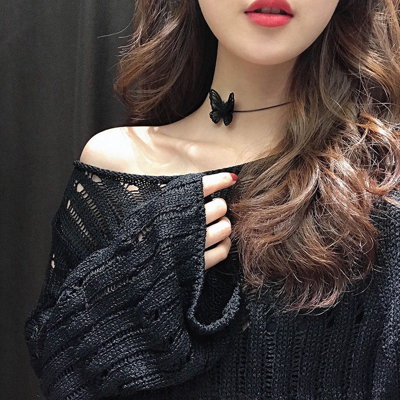Choker Ren Mặt Bướm