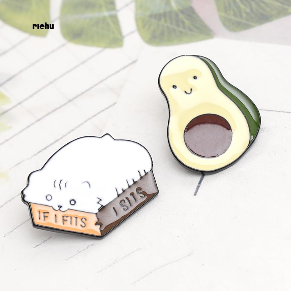 Huy Hiệu Cài Áo Hình Mèo Hoạt Hình Đáng Yêu