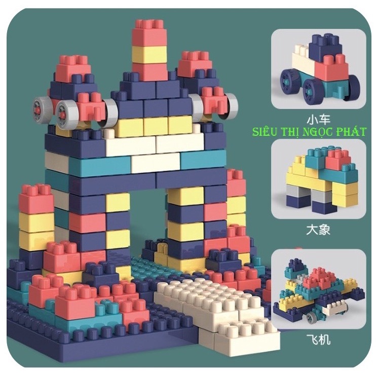 HỘP LEGO 520 CHI TIẾT SÁNG TẠO CÙNG BÉ YÊU_ CÀNG CHƠI CÀNG THÔNG MINH