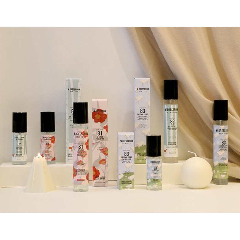 Nước hoa xịt thơm W.Dressroom có sẵn 70ml.