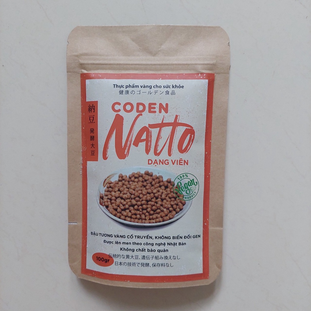 Nato Đậu tương Vàng (Dạng viên) 100gr