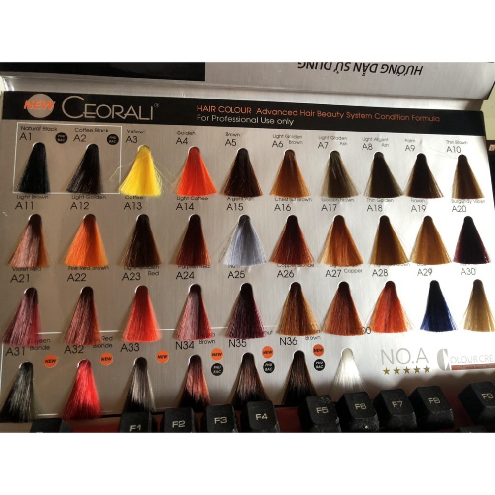 Thuốc nhuộm tóc gội nhuộm thời trang 36 màu Ceorali | BigBuy360 - bigbuy360.vn