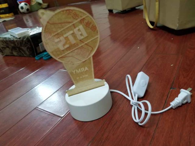 [BTS] ĐÈN NGỦ LED BTS, BT21 3 MỨC ĐỘ